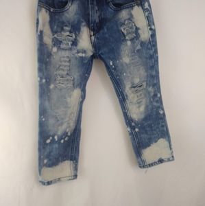 GS-115 Distress Blue Jeans